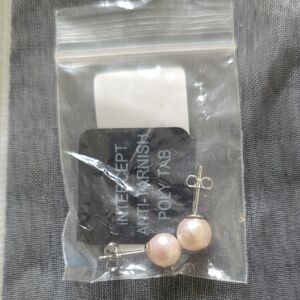 Elegant Pearl Stud Earrings